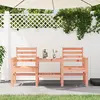 Image de vidaXL Banc de jardin avec table 2 places bois massif de douglas