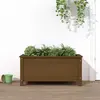 Image de vidaXL Jardinière marron miel 82,5x40x39 cm bois massif de pin