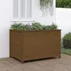 Image de vidaXL Lit surélevé de jardin brun miel 119,5x82,5x78 cm pin massif