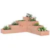 Image de vidaXL Jardinière 4 niveaux 80,5x79x36 cm bois de douglas massif