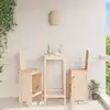 Image de vidaXL Tabourets de bar lot de 2 40x42x120 cm bois massif de pin