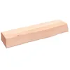 Image de vidaXL Étagère Murale, Dessus de Table avec Bord Vivant, Tablette Suspendue avec Rangement, Rustique, Bois de Chêne Massif Non Traité