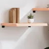 Image de vidaXL Étagère murale 60x50x(2-6) cm bois de chêne massif non traité