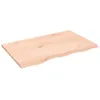 Image de vidaXL Étagère Murale 80x50x2 cm Bois de chêne Massif Non traité