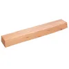 Image de vidaXL Étagère Murale, Dessus de Table avec Bord Vivant, Tablette Suspendue Flottante, Rustique, Marron Clair Bois Chêne Massif Traité