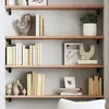 Image de vidaXL Étagère murale marron clair 100x30x2cm bois chêne massif traité