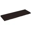 Image de vidaXL Étagère Murale, Dessus de Table avec Bord Vivant, Tablette Suspendue Flottante, Rustique, Marron Foncé Bois Chêne Massif Traité