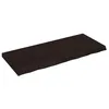 Image de vidaXL Étagère Murale, Dessus de Table avec Bord Vivant, Tablette Suspendue Flottante, Rustique, Marron Foncé Bois Chêne Massif Traité