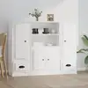 Image de vidaXL Buffets 3 pcs blanc bois d'ingénierie