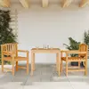 Image de vidaXL Chaises de jardin lot de 2 58x59x88 cm bois de teck solide