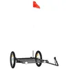 Image de vidaXL Remorque de vélo Noir 126x63x34 cm Fer, Chariot de vélo, Chariot de vélo, remorque de vélo pour Enfants, Poussette de vélo