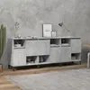 Image de vidaXL Buffets 3 pcs gris béton 60x35x70 cm bois d'ingénierie