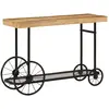 Image de vidaXL Table console 112x36x76 cm bois massif de manguier et fer