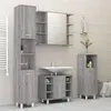 Image de vidaXL Ensemble d'armoires de salle de bain 4 pcs sonoma gris