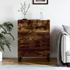 Image de vidaXL Buffet chêne fumé 69,5x34x90 cm bois d'ingénierie