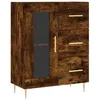 Image de Buffet chêne fumé 69,5x34x90 cm bois d ingénierie