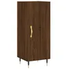 Image de Buffet Chêne marron 34,5x34x90 cm Bois d ingénierie