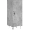 Image de vidaXL Buffet, Armoire Latérale, Placard avec Rangement, Meuble de Salon Salle de Séjour Intérieur, Moderne, Gris Béton Bois d'Ingénierie