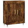 Image de vidaXL Buffet chêne fumé 69,5x34x90 cm Bois d'ingénierie