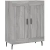 Image de vidaXL Buffet Sonoma Gris 69,5x34x90 cm Bois d'ingénierie