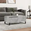 Image de vidaXL Table basse Gris béton 90x50x36,5 cm Bois d'ingénierie