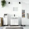 Image de vidaXL Armoire de salle de bain blanc 30x30x190 cm bois d'ingénierie