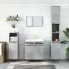 Image de vidaXL Armoire de bain gris béton 58x33x60 cm bois d'ingénierie