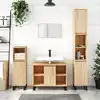 Image de vidaXL Armoire salle de bain chêne sonoma 80x33x60cm bois d'ingénierie