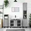 Image de vidaXL Armoire salle de bain sonoma gris 80x33x60 cm bois d'ingénierie