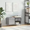 Image de vidaXL Armoire à disques sonoma gris 85x38x48 cm bois d'ingénierie