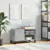 Image de vidaXL Armoire à disques gris béton 85x38x48 cm bois d'ingénierie