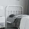 Image de vidaXL Tête de lit de remplacement métal blanc 80 cm