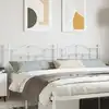 Image de vidaXL Tête de lit de remplacement métal blanc 200 cm