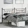 Image de vidaXL Tête de lit de remplacement métal noir 193 cm