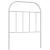 Image de vidaXL Tête de lit métal Blanc 75 cm