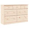 Image de vidaXL Commode Alta 112x35x73 cm Bois Massif de pin