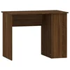 Image de vidaXL Bureau chêne Marron 100x55x75 cm Bois d'ingénierie, Bureau d'ordinateur, Bureau Debout, Table d'écriture, Bureau d'étude