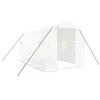 Image de vidaXL Serre avec Cadre en Acier Blanc 8 m² 4x2x2 m, polytunnel, Serre à Cadre Froid, Serre pour Tomate, Serre de Jardin, Serre pour Culture