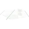 Image de Serre avec cadre en acier blanc 32 m² 8x4x2 m