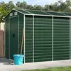Image de vidaXL Abri de jardin vert 191x470x198 cm acier galvanisé