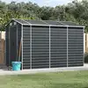 Image de vidaXL Abri de jardin anthracite 191x300x198 cm acier galvanisé