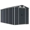 Image de vidaXL Abri de Jardin Anthracite 191x385x198 cm Acier galvanisé