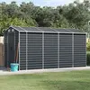 Image de vidaXL Abri de jardin anthracite 191x385x198 cm acier galvanisé