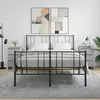 Image de vidaXL Tables de chevet 2 pcs gris béton 40x35x69 cm bois d’ingénierie
