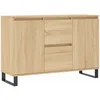Image de vidaXL Buffet chêne Sonoma 101,5x35x70 cm Bois d'ingénierie