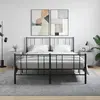 Image de vidaXL Tables de chevet 2 pcs gris béton 40x40x50 cm bois d’ingénierie