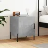 Image de vidaXL Table de chevet gris béton 40x40x50 cm bois d’ingénierie