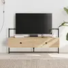 Image de vidaXL Meuble TV mural chêne sonoma 100,5x30x51 cm bois d'ingénierie