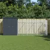Image de vidaXL Niche pour chien avec cour anthracite 165x455x181 cm