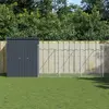 Image de vidaXL Niche pour chien avec cour anthracite 165x659x181 cm